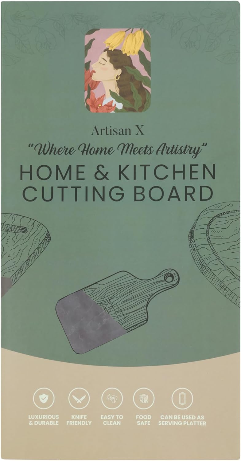 Wooden Cutting Board Rectangle with Handle