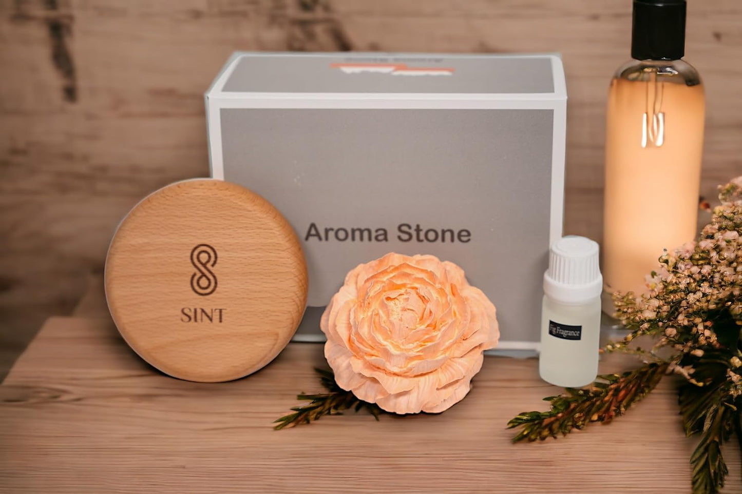 SINT Aroma Diffuser Diatomite Tree Peony Flower