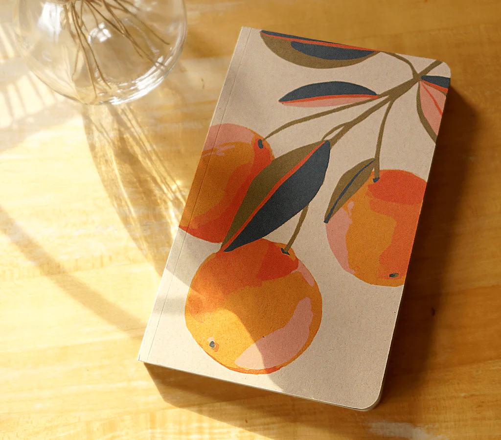 Orange Grove Kraft Layflat Notebook