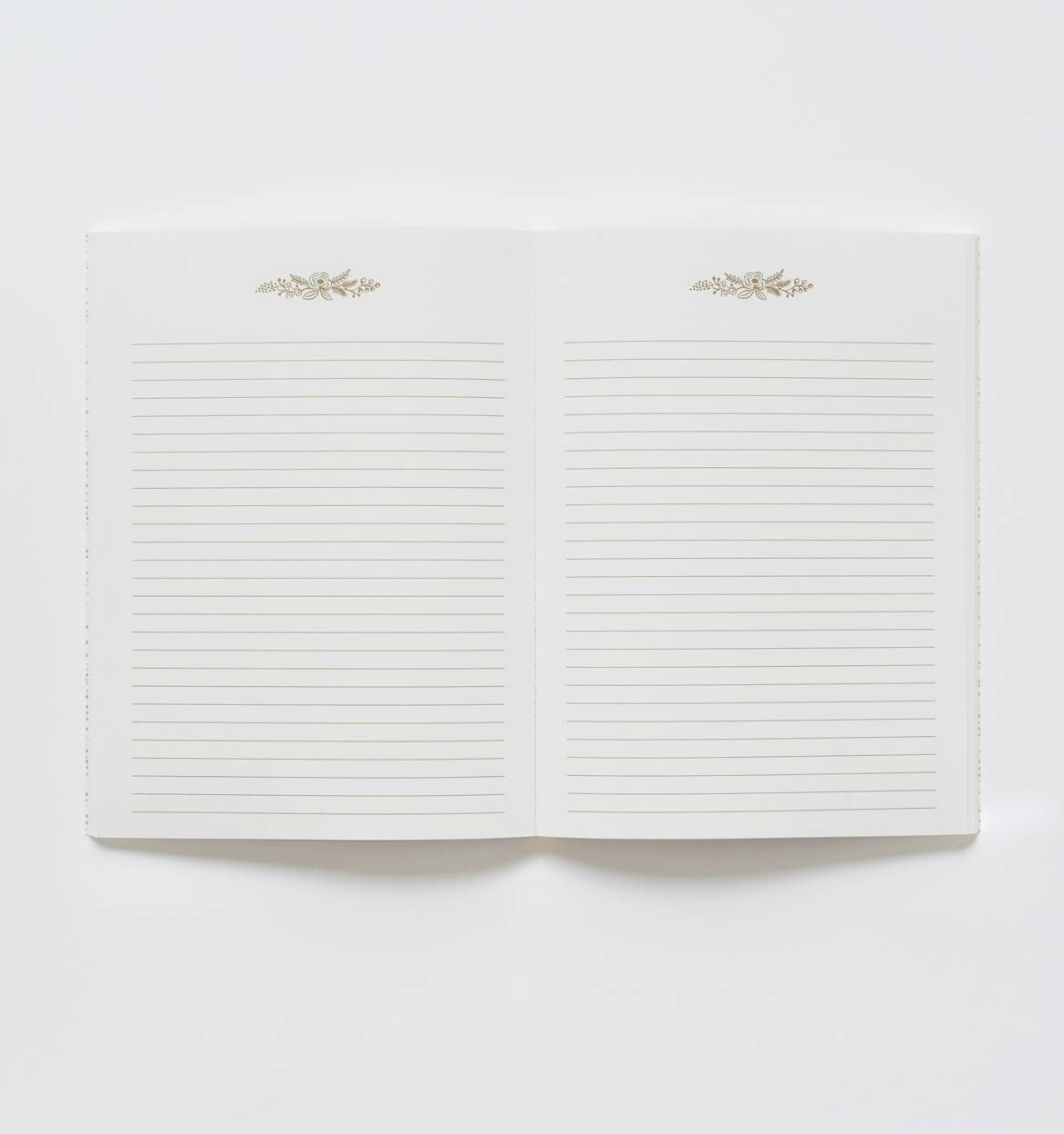 Tapestry Notebooks With Gold Accents