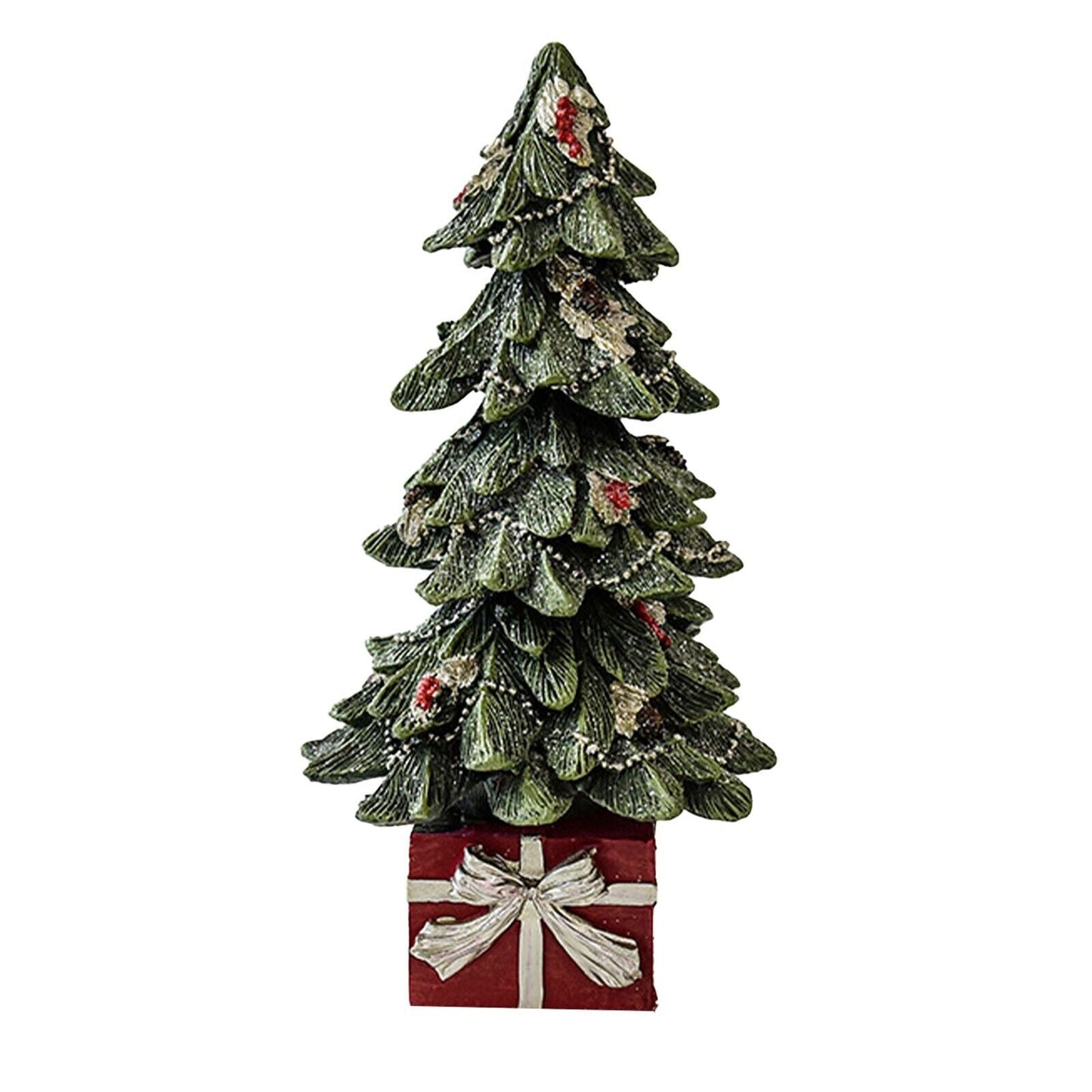 SINT Table Top Resin Christmas Tree for Home Decorations