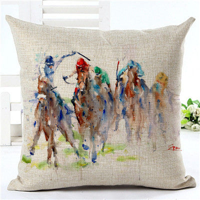 Horse pattern pillow pillowcase