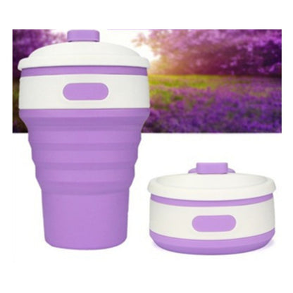 Coffee Mugs Travel Collapsible Silicone Cup Folding Water Cups BPA FREE Food Grade Drinking Ware Mug Tea Coffee Cups