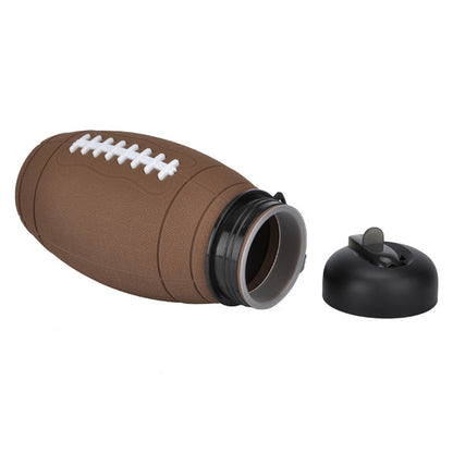 Outdoor Collapsible Sports Water Bottle Reusable Leak-proof Portable Football Water Bottle For All Sports