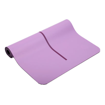 Natural rubber yoga mat