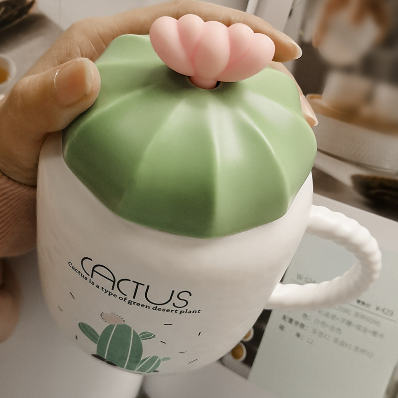 Cactus ceramic mug