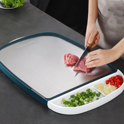 Multifunctional Stainless Steel Cutting Board Thickened Chopping  Mildew Proof