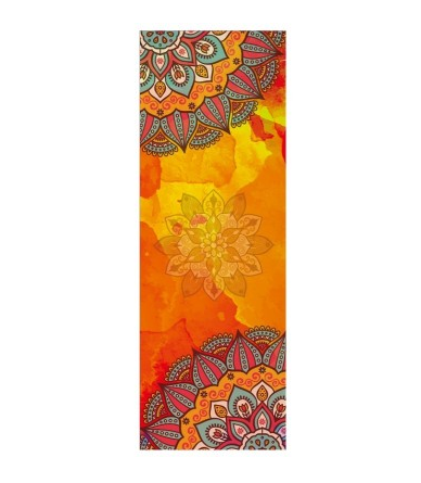 Beautiful Pattern Print New Yoga Towel Sweat Anti-skid Portable Gym Blanket Exercise Yoga Mat Towel Pilates Towel Yoga Mat Cover