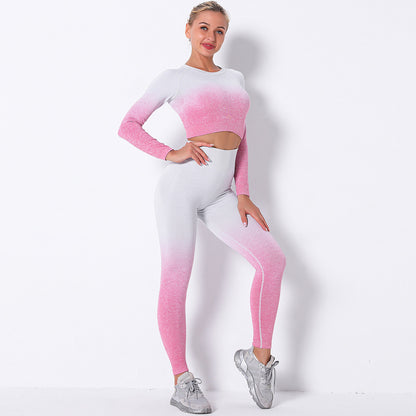 Women's fitness exercise yoga pants yoga suit
