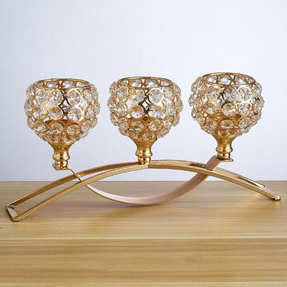 Crystal Candle Holder Amazon Geometric Wrought Iron Candle Holder Ornaments