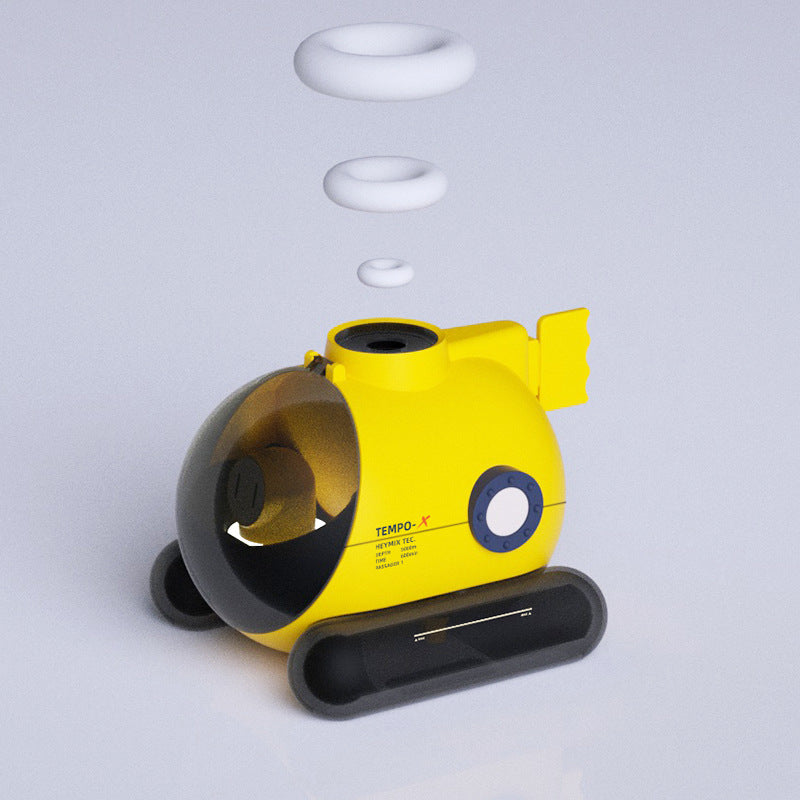 Ultrasonic Fog Diffuser TV Submarineroid Humidifier Color LED Light Humidifier Desktop Hydrator Spray