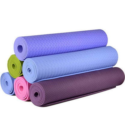 Umweltfreundliche Anti Slip TPE Yogamatte With Schlinge Und Tragen Strap Kostenloser Versand