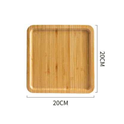 Bamboo Tray Wooden Tray Tea Cup Barbecue Tray