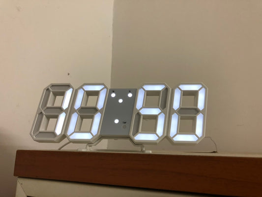 3D Luminous LED Digital Clock, Simple And Versatile At Home