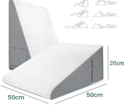 Triangle Sponge Leaning Cushion Bedside Cushion Waist Support Half Lying Half Lying Slope Pillow