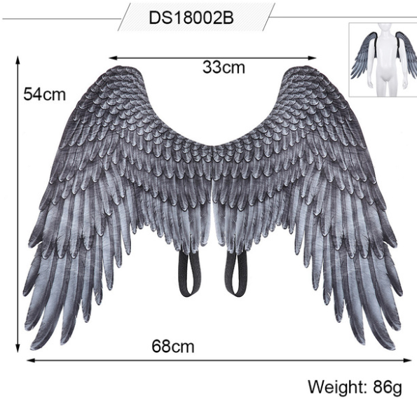 Halloween 3D Angel Wings Mardi Gras Theme Party Cosplay Wings