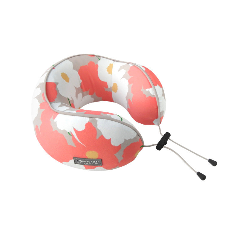 Portable memory travel pillow