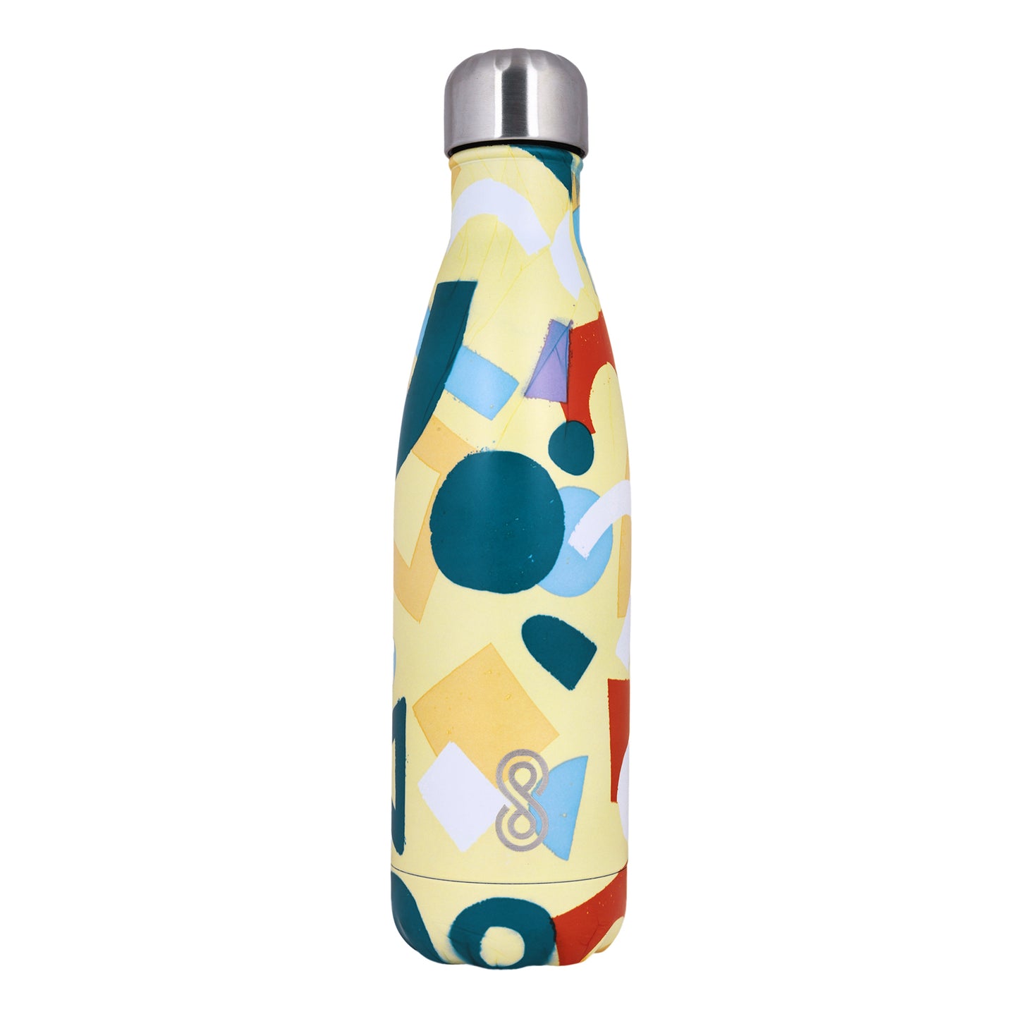 Modern Art Water Bottle 17 Oz | 500 ML | Yellow