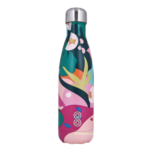 Modern Art Water Bottle 17 Oz | 500 ML | Blue