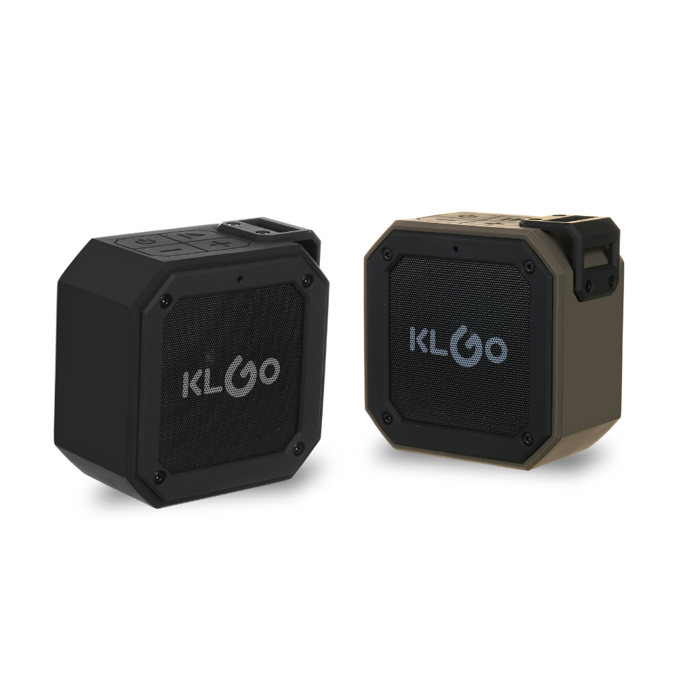 KLGO Bluetooth Stereo Sound Waterproof Speakers