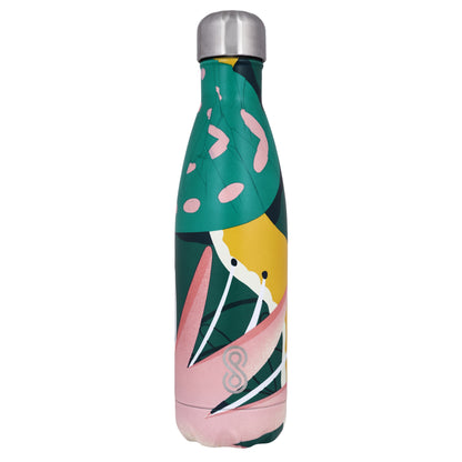 Modern Art Water Bottle 17 Oz | 500 ML | Green