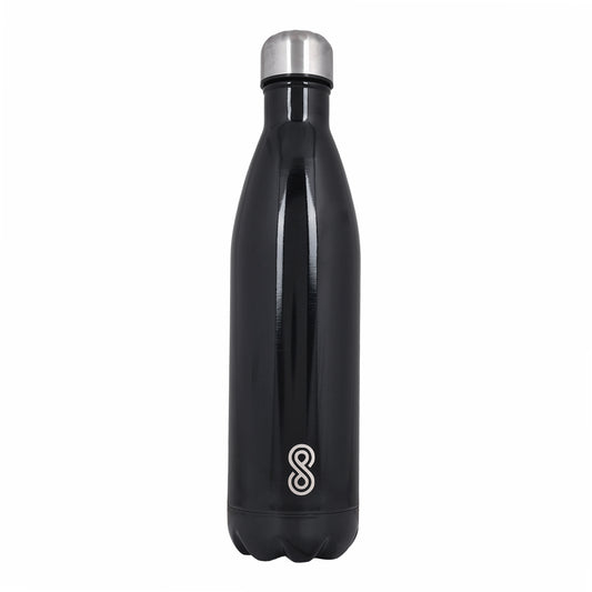 Water Bottle 25 Oz Stainless Steel | 750 ML | Black