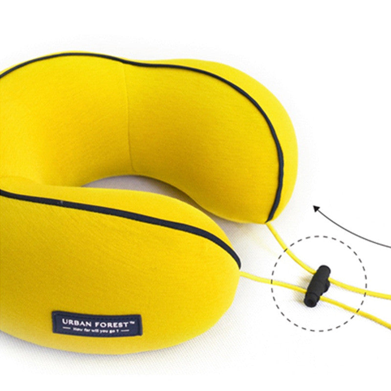 Portable memory travel pillow