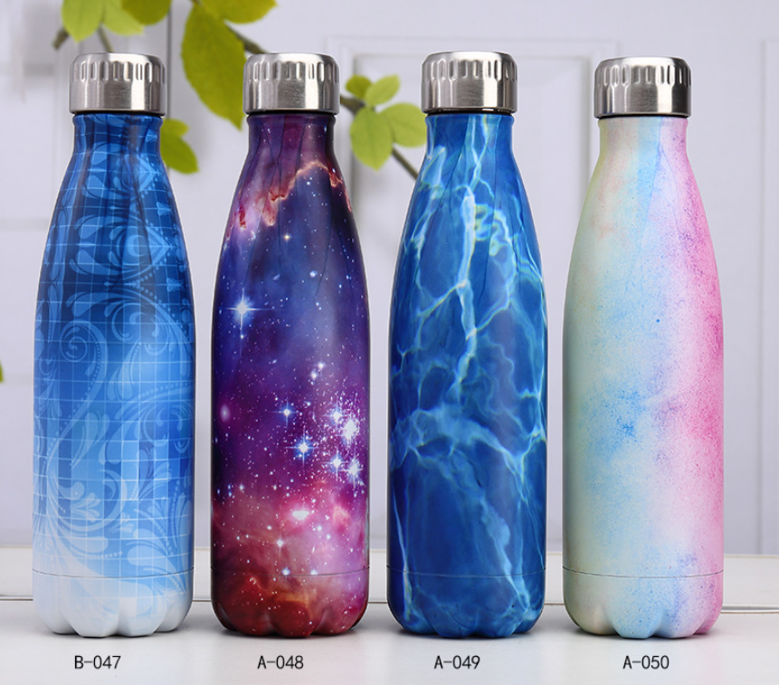 Artist Water Bottle Design Stainless Steel Thermos Flask