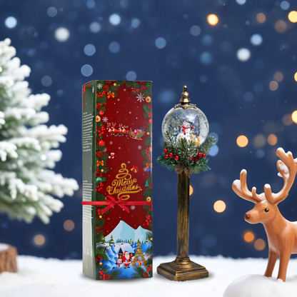 SINT Christmas Snow Globe Pole Lamp (Snowman)