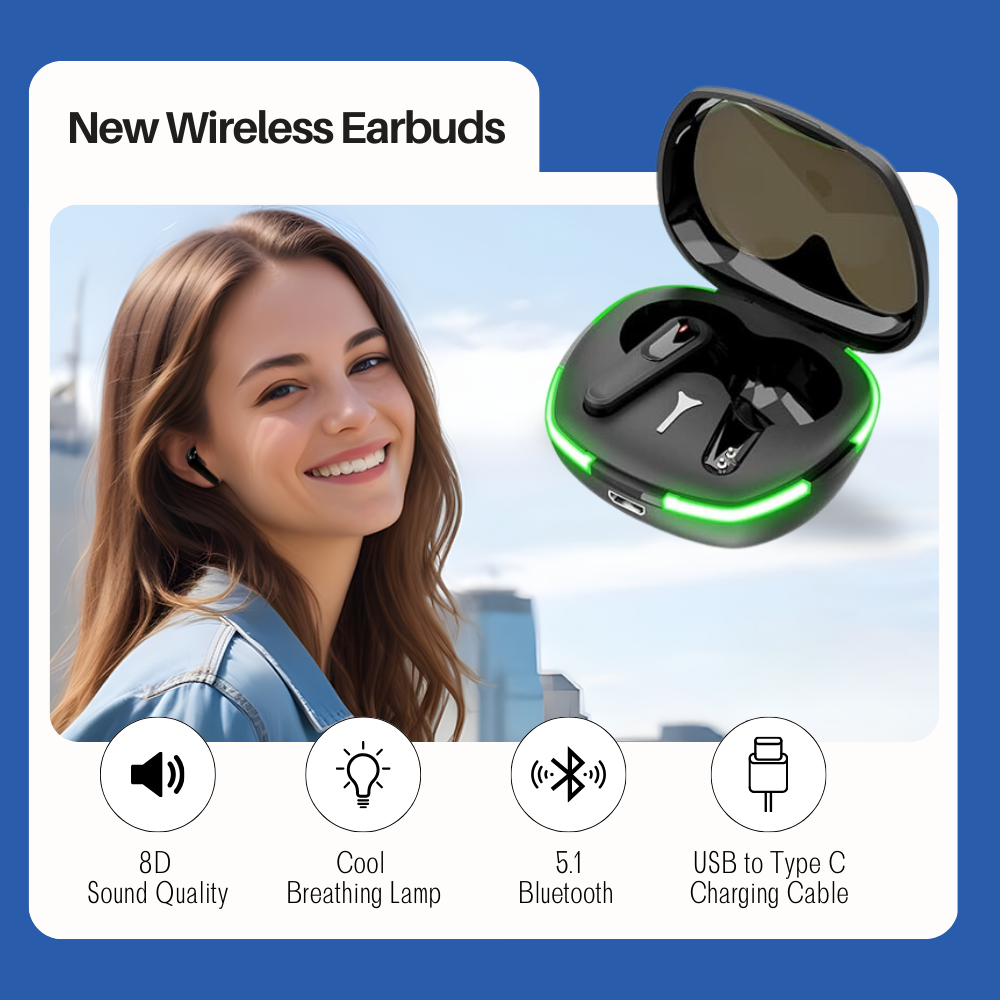 KLGO Bluetooth Earphone Wireless Earbuds