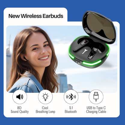 KLGO Bluetooth Earphone Wireless Earbuds