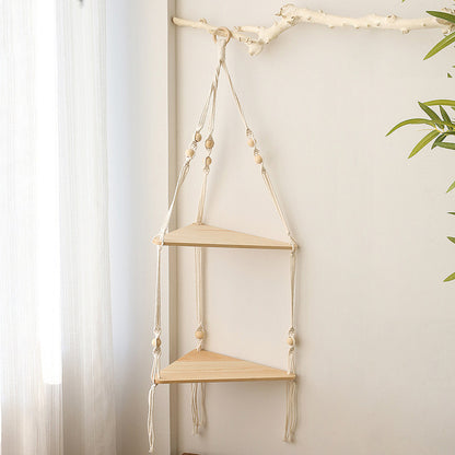 Macrame Shelves For Bedroom Plant Boho Home Decor Chr