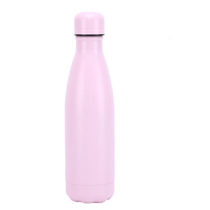 Insulated Stainless Steel Water Bottle Mug Rubber Painted Surface Vacuum Flask Coffee Cup Bottle