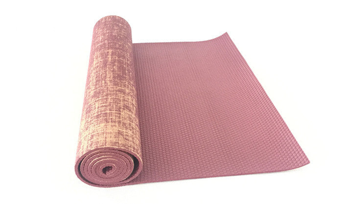 Sackcloth yoga mat