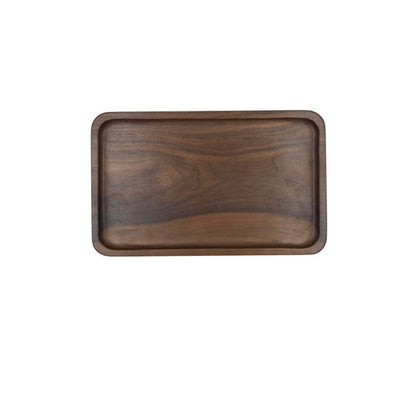 Walnut rectangular tray tray tea tray dessert