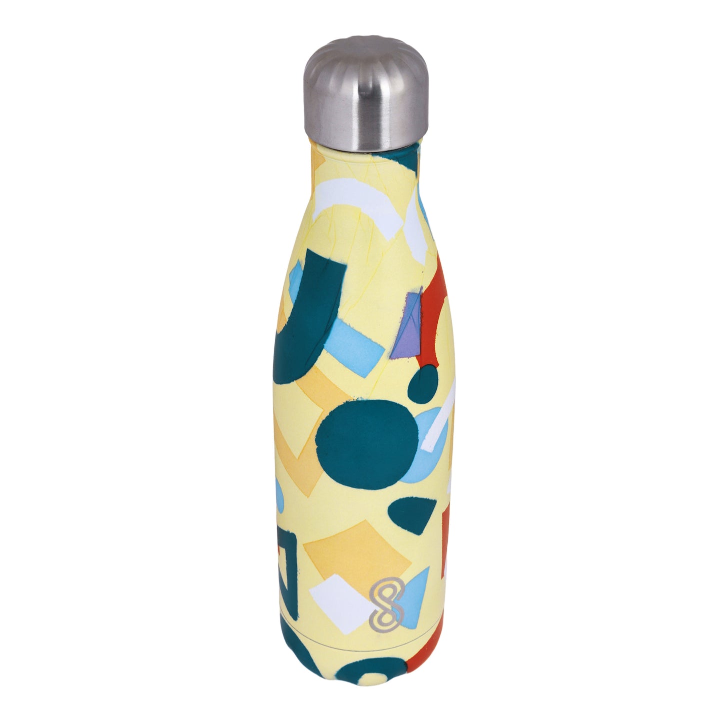 Modern Art Water Bottle 17 Oz | 500 ML | Yellow