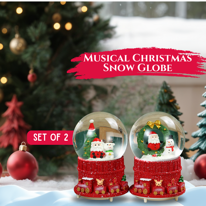 SINT Christmas Snow Globe Set 1