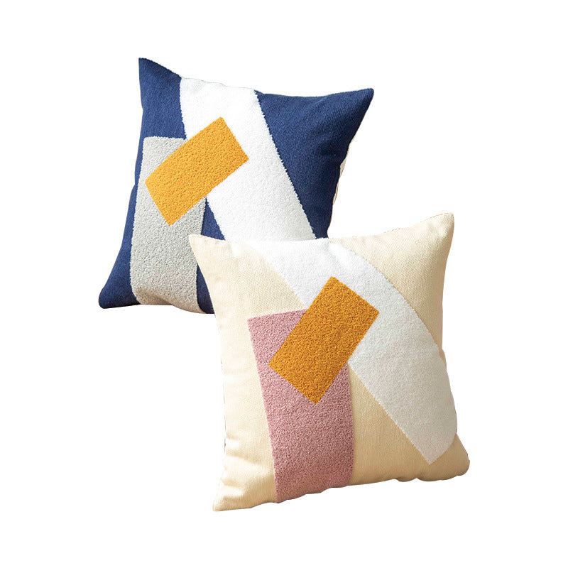 Cotton canvas cushion and pillowcase