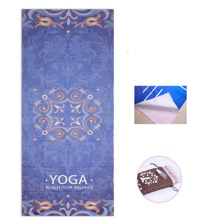 Non-slip yoga cloth mat