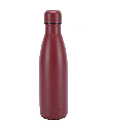 Insulated Stainless Steel Water Bottle Mug Rubber Painted Surface Vacuum Flask Coffee Cup Bottle