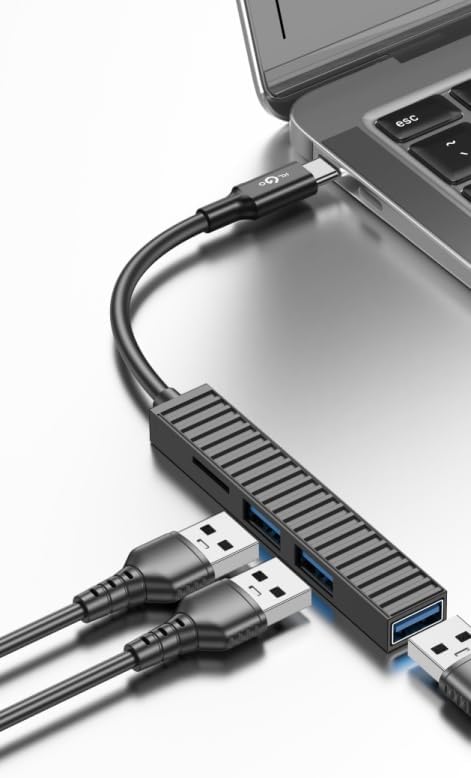KLGO USB C to Dual HDMI Adapter, Multi Display Docking Station