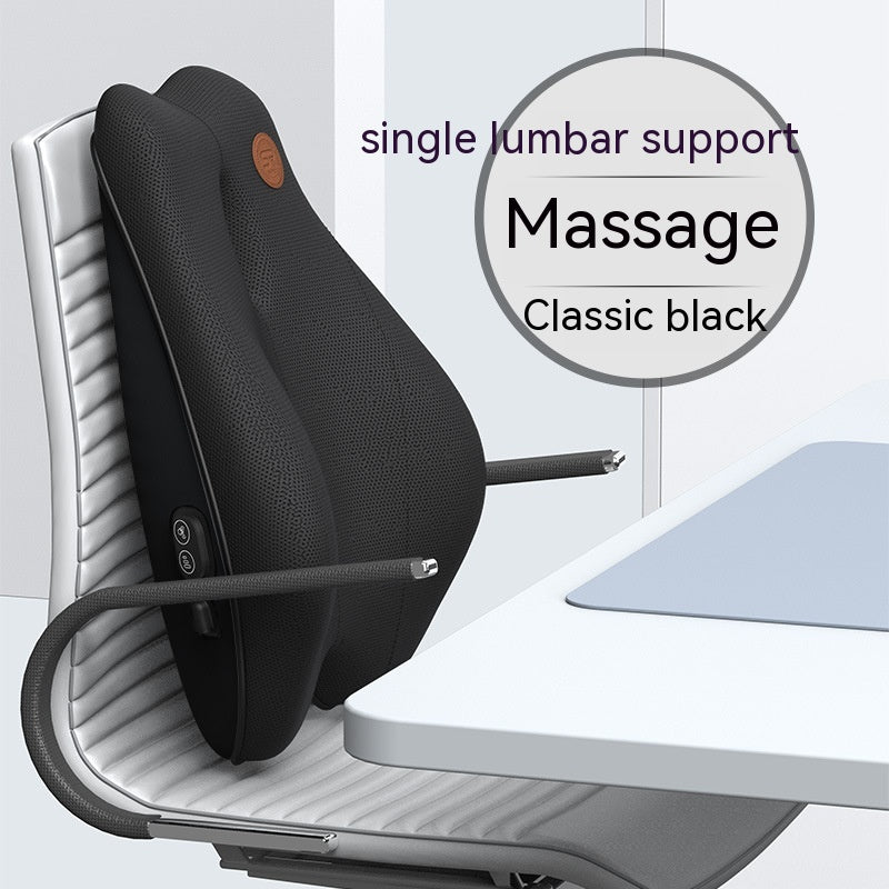 Office Waist Cushion Electric Massage Memory Foam