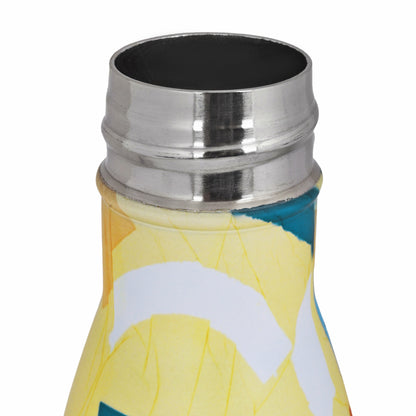 Modern Art Water Bottle 17 Oz | 500 ML | Yellow