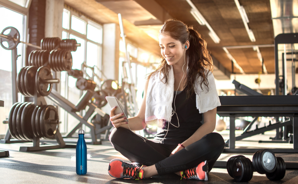 Water Bottle 25 Oz Stainless Steel| 750 ML | Blue