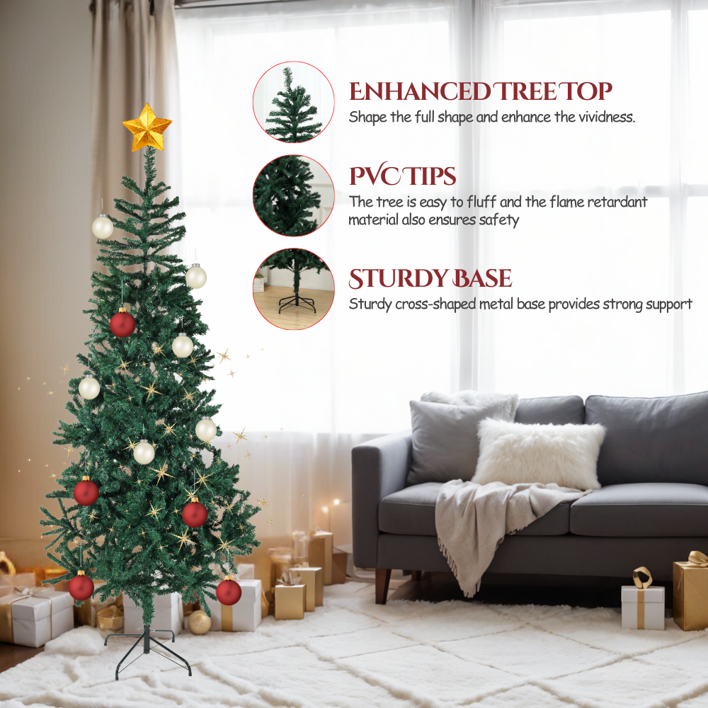 SINT Premium 6ft Artificial Chritsmas Tree for Home Decoration