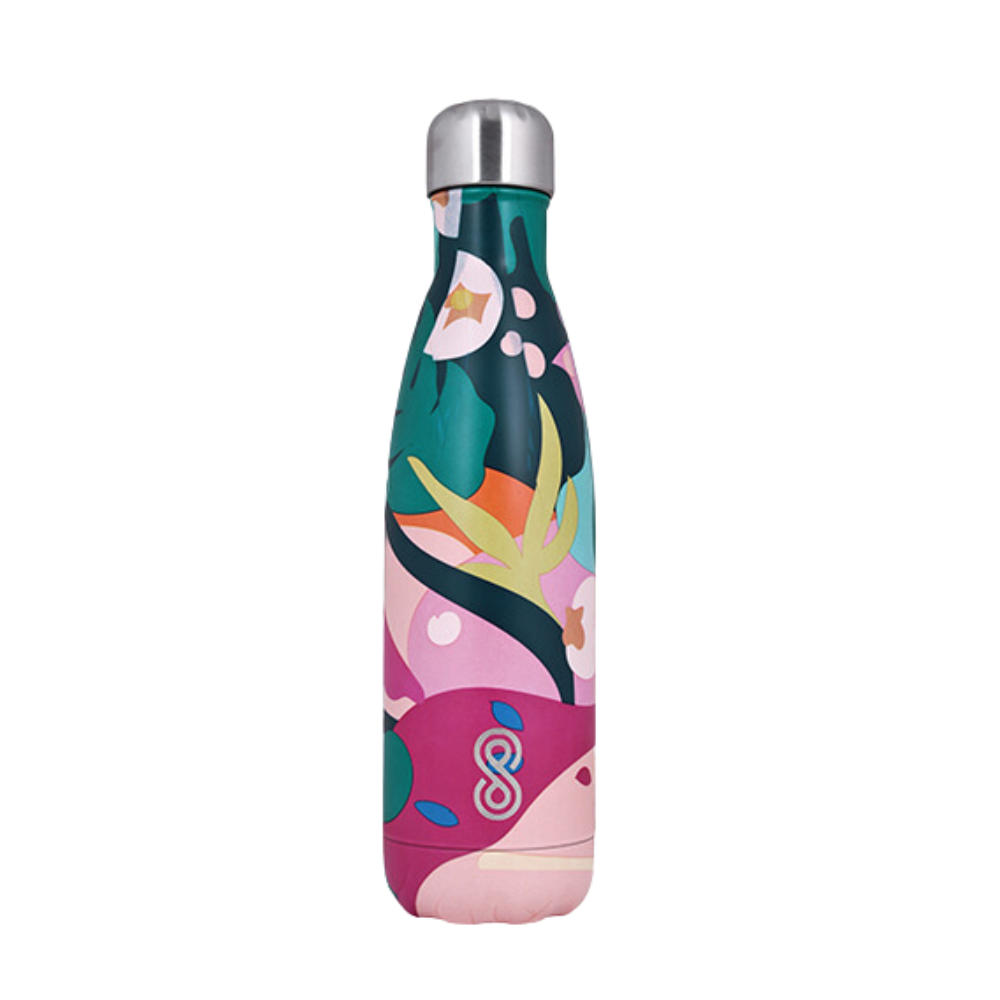 Modern Art Water Bottle 17 Oz | 500 ML | Blue