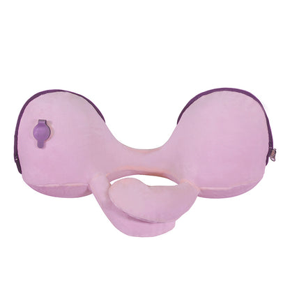 Press-type Inflatable U-shaped Pillow Neck
