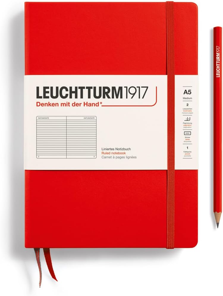 Notebook Medium (A5) Hardcover, 251 Numbered Pages