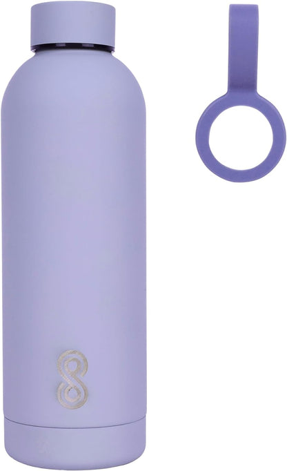 Minimalist Steel Water Bottle 25 Oz | 750 ML | Purple