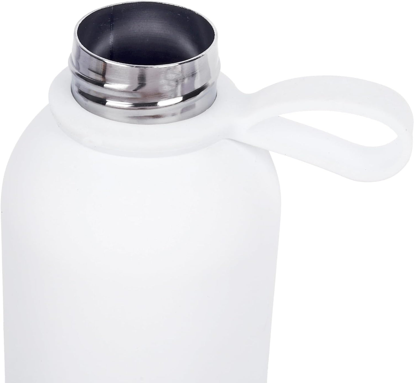 Minimalist Steel Water Bottle 17 Oz| 500 ML | White